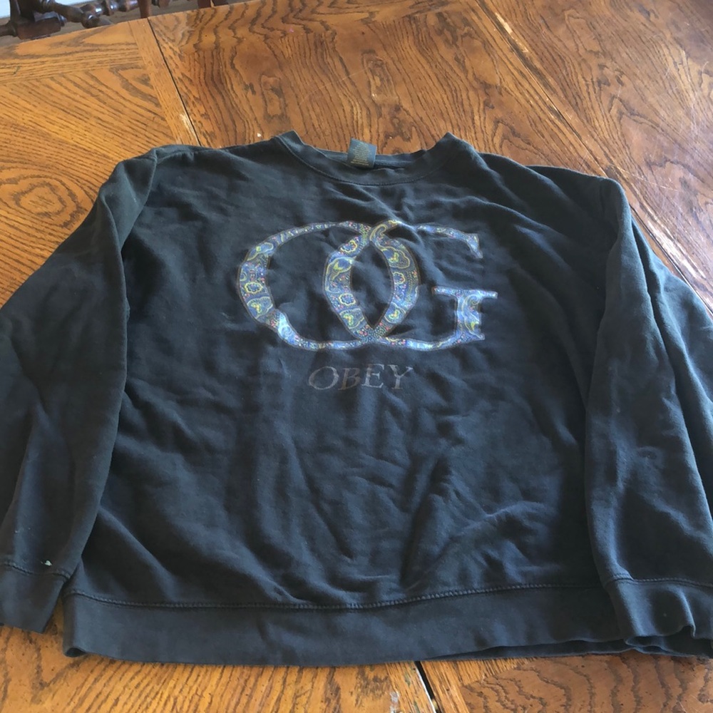 Obey | Crew Neck Paisley Sweatshirt